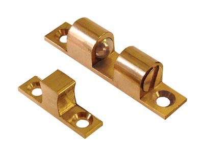 Screw on Brass Adjustable Double Ball Catch