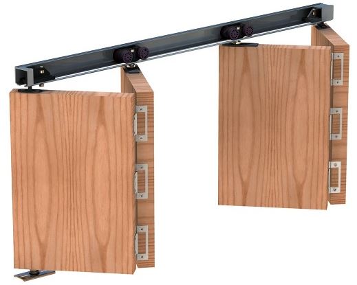 Bi-Fold Extra 2 Door Kit 16-40mm 40kg (Dimensions)
