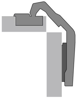 Concealed Hinge For Corner Folding Door (Dimensions)