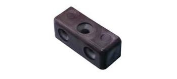 Modesty Block 3 Hole (Pack of 10) Brown