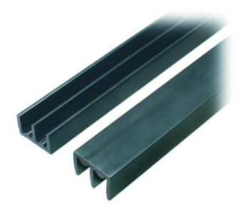 16 7mm Wide Twin Track Glass Door Channel Unico Components