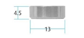 Collars (Pack of 10) Flush Nickel Plated