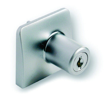 Square Lock for Double Glass Door Differ Matt Chrome Plated