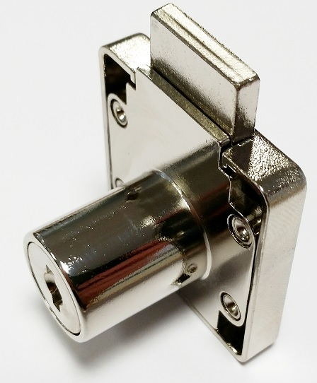 Square Drawer Lock / Differ / 19 x 22mm Cylinder Unmastered
