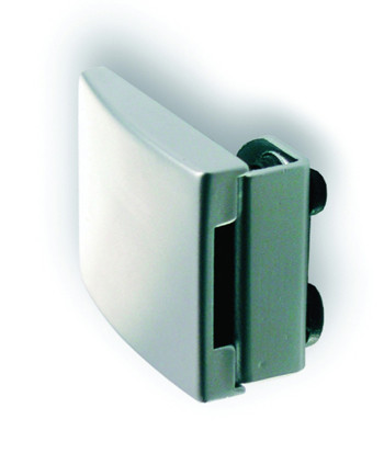 Square Lock Striker for Double Glass Door Chrome Plated