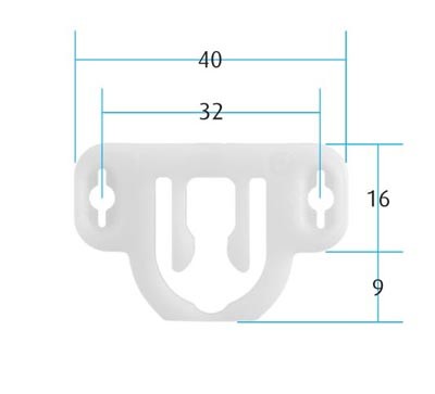 Trigger Plate Screw On Without Bar Guide (Dimensions)