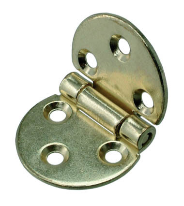 Flap Hinge 48x30x1.5mm Brass Plated