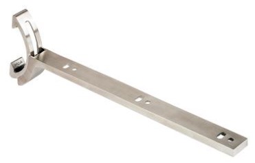 Sloping Wall Shelf Support Brushed S/S