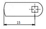 ML 15mm Flat Cam (Dimensions)